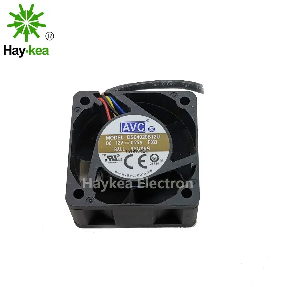 +Новинка для AVC DS04020B12U 4020 40 мм 4 см 40X40X20 DC 12 В 0,25 А, специальный охлаждающий вентилятор Jetson Nano, ШИМ-регулировка скорости, сильный Ai