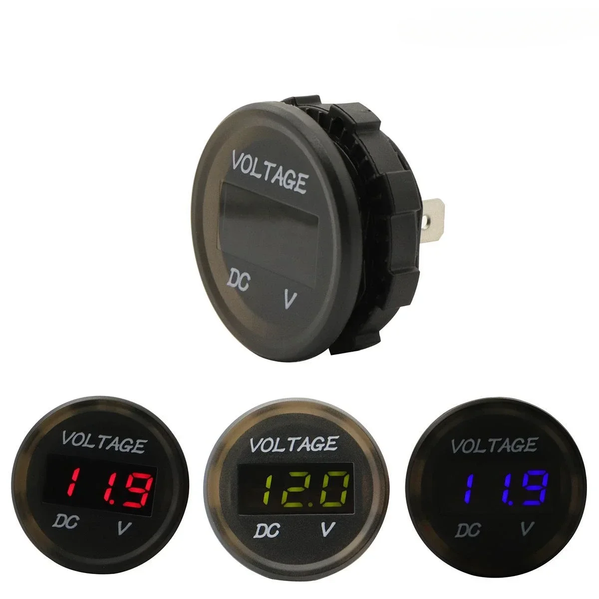 

Car RV Yacht Retrofit 5-30VLED Digital Voltmeter IP67