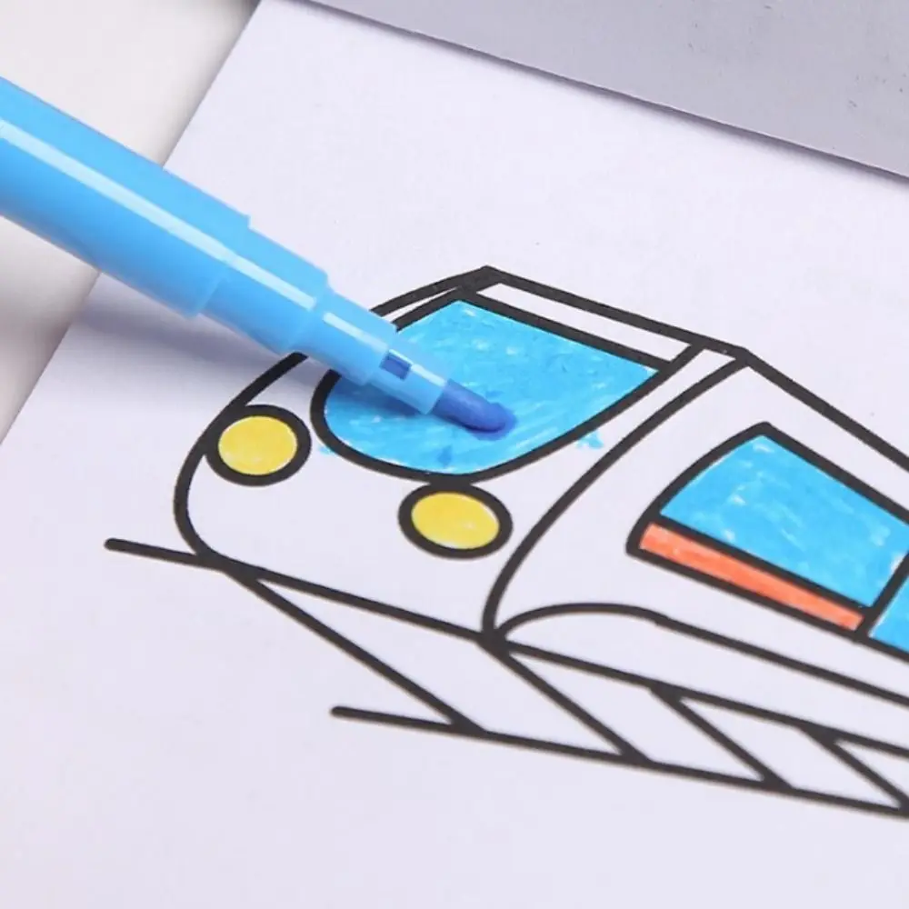 Graffiti poche Mini livres de coloriage peinture Montessori aquarelle peinture livre remplissage livre de couleur livre de peinture à la main