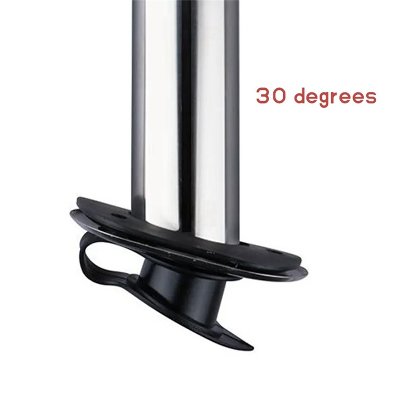 

ABVL-2X 30 Degree Fishing Pole Stand Stainless Steel Embedded Mount Fishing Rod Holder For Boat Accessories Marine