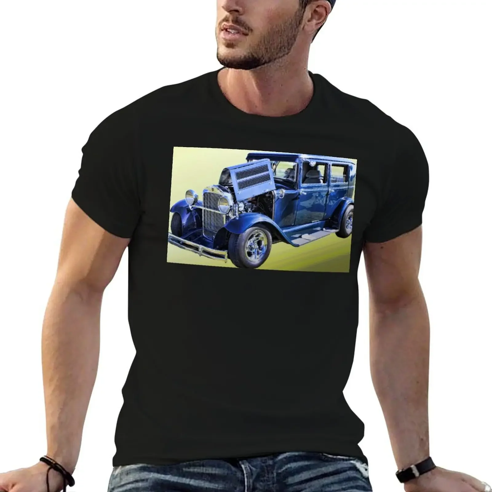 1929 Essex Challenger Super 6 T-Shirt vintage clothes essential t shirt anime mens workout shirts