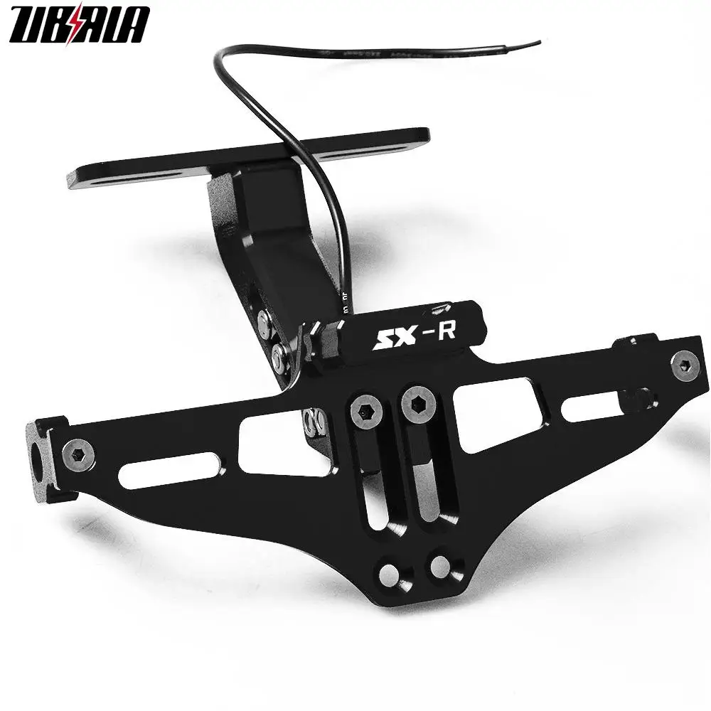 

FOR APRILIA SXR SX R 50 4S 4V 2021 Rear License Plate Holder Licence Bracket with Light Tail Tidy Fender Eliminator