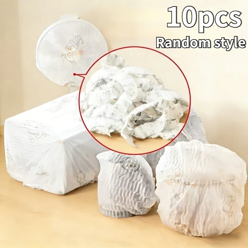10 sets of extra-large and thick dust-proof covers, with random pattern designs, fully elastic and all-round protection, suitable for kitchen appliances, electronic products and luggage boxes, easy to clean household covers