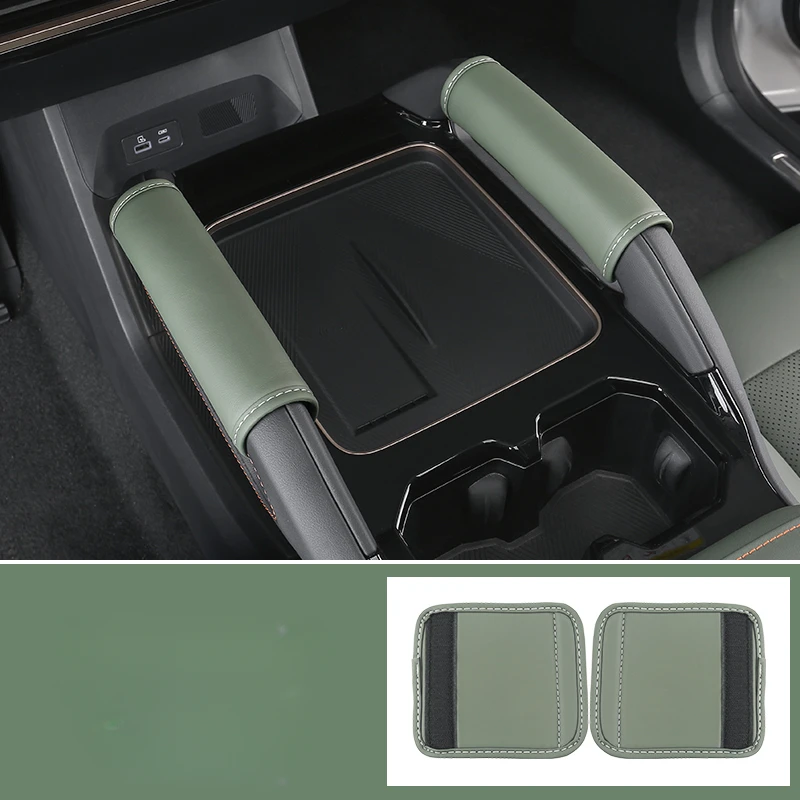 For Chery icar 03 Roof handle leather protective cover interior control pull gloves scratch resistant