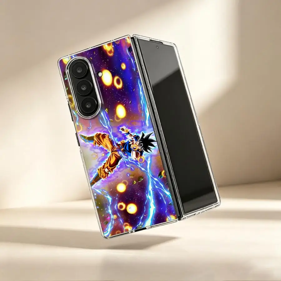 Anime D-Dragon Balls Goku Phone Funda Case for Samsung Galaxy Z Fold 8 Ultra ZFold7 ZFold3 Z Fold 7 6 5 4 3 ZFold4 ZFold6 ZFold5