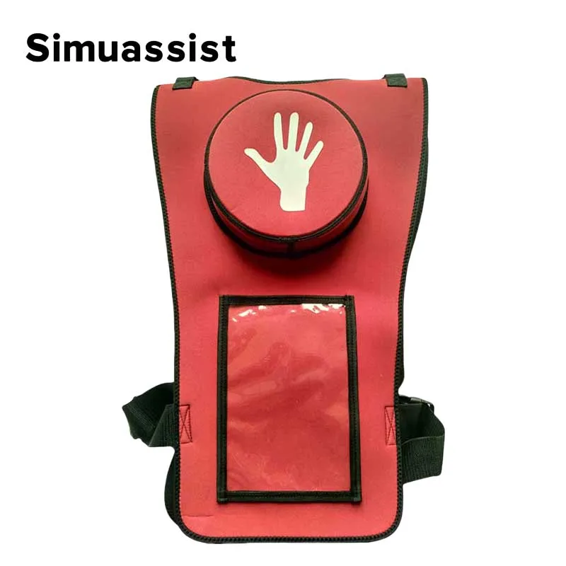 First Aid Training Heimlich Training Vest with Tracheal Blockage Vest Wearable Adult Infarction Teaching Model