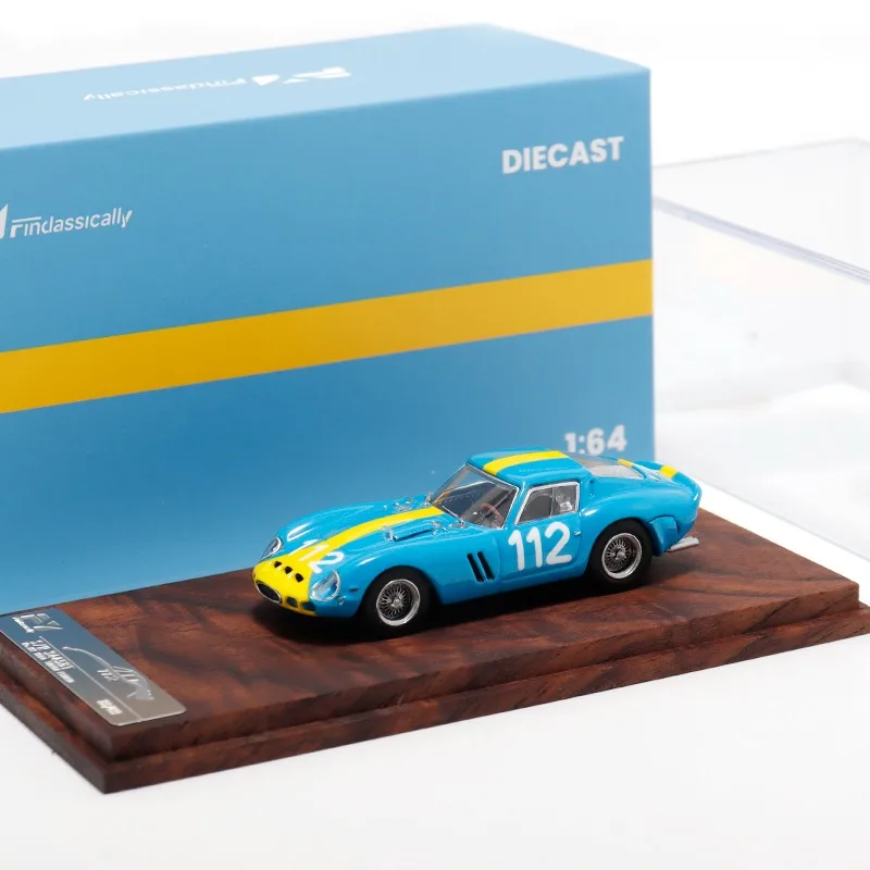 Diecast 1/64 Scale Ferrari 250GTO Model Car Classic Ferrari  Alloy Car Model Collection Scene Display Set Hobby Original Box