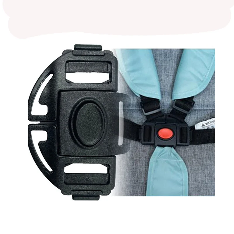 Quick Release 5 Point Harness Buckle 2 Pack Stroller High Chair Replacement Part Seat Belt Harness Restraint For Toddlers