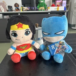 Genuine Justice League Batman Vs Wonder Woman Plush Co-branded Teddy Bear Doll Toy Cute Anime Movie Peluche Doll Birthday Gift