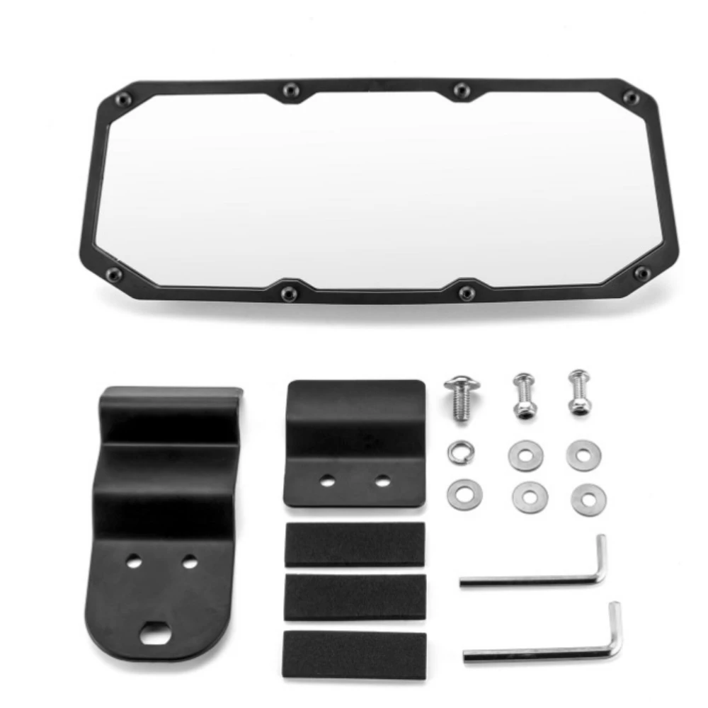 UTV ATV 1.75 2 Inch Universal Rearview Mirror for All-terrain Vehicle Polaris RZR center mirror