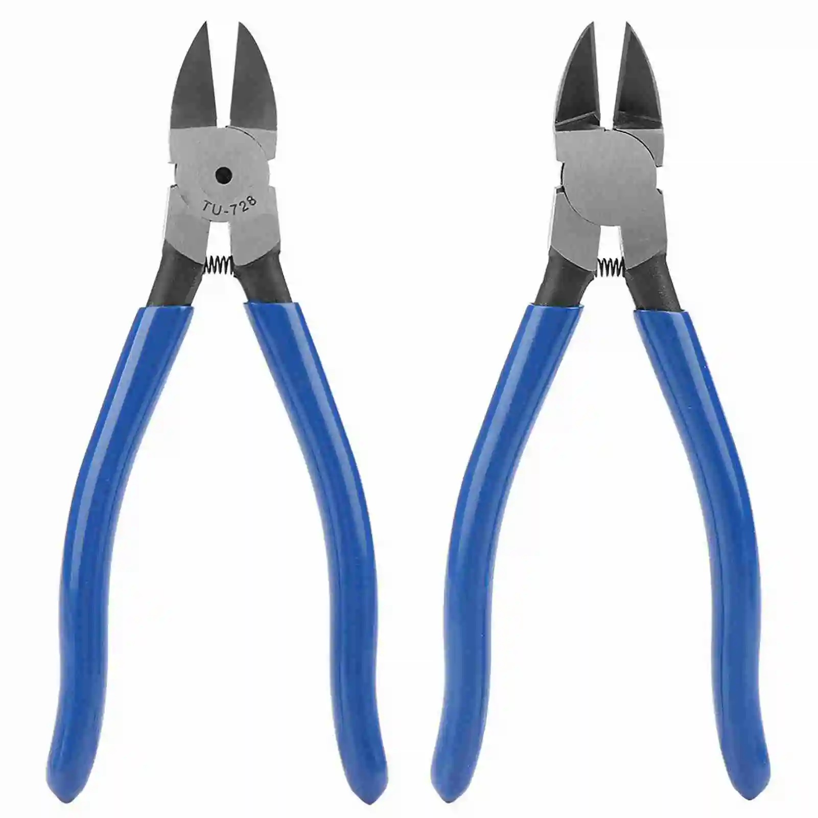 คีมตัดสายไฟแบบเฉียง 8 นิ้ว สีน้ำเงิน คีมตัดสายเคเบิล คีมตัดสายไฟ