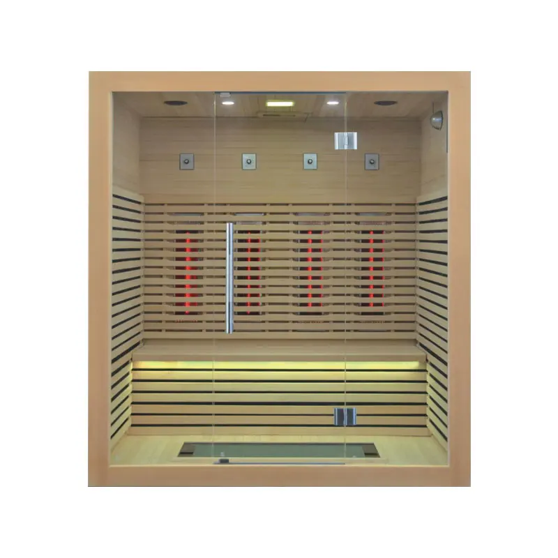 Modern Design Red Cedar Sauna Room with Steam Function for Garden and Commercial Use