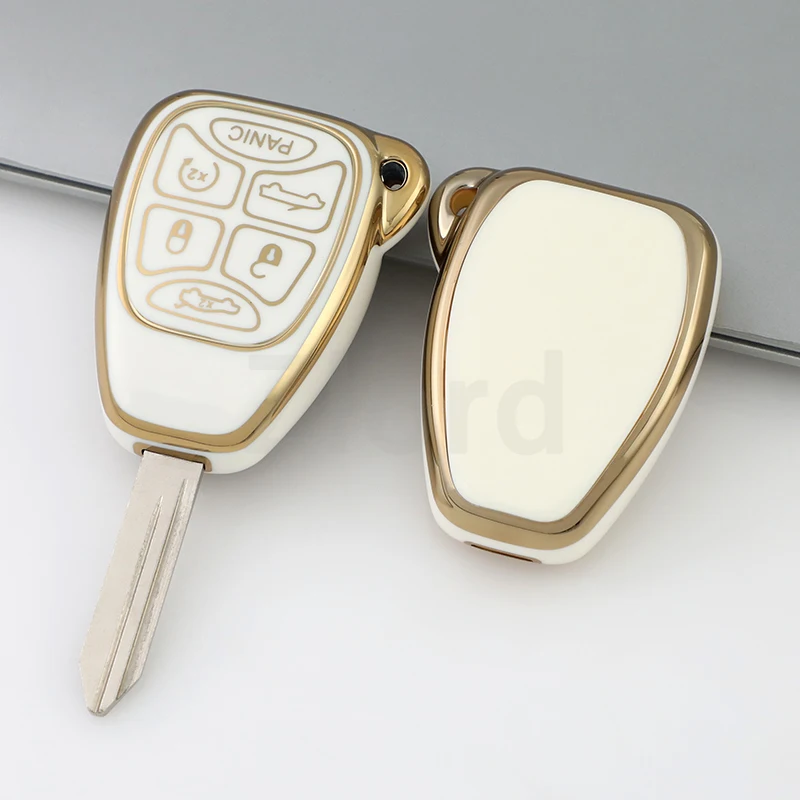 Coque de clé de voiture à distance pour Dodge pyramDurango, 6 boutons, Jeep Grand TraffFor, fusible 300, accessoires Aspen
