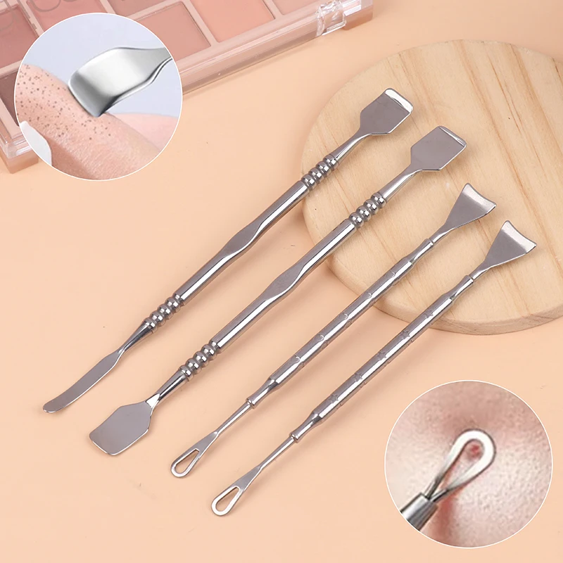 Double Head Stainless Steel Blackhead Scraper Beauty Tool For Facial Pore Cleaning Comedone Whitehead Popping Blemish Extractor