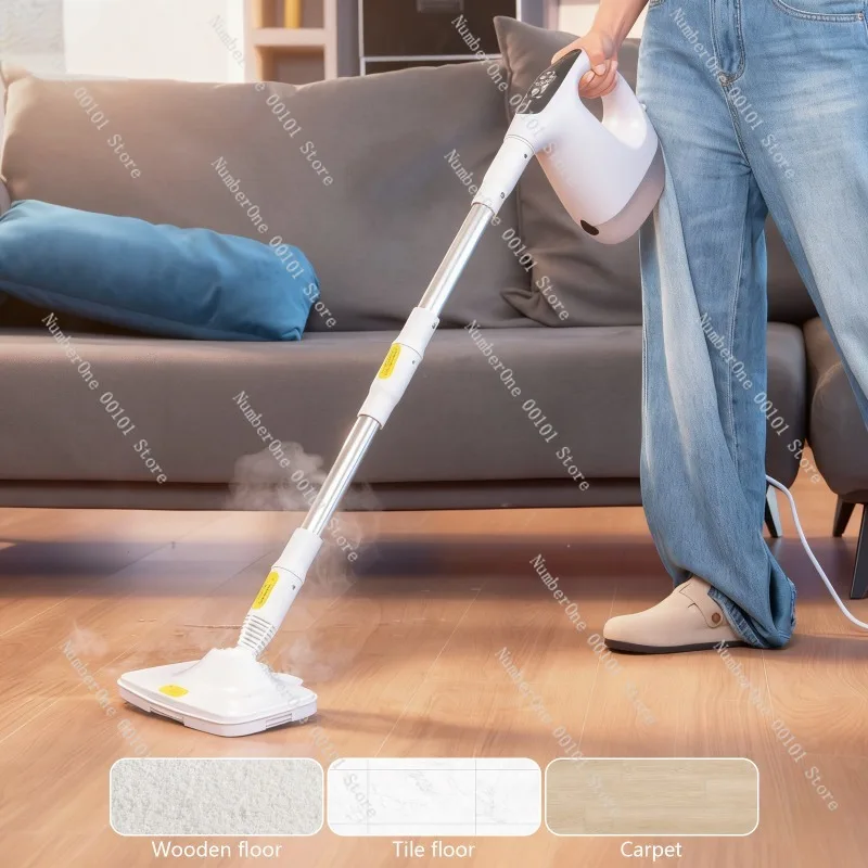 Multi Function Handheld Steam Mop High Temperature Steam Cleaning Machine Portable Floor Cleaner for Home Kitchen Bathroom Tile