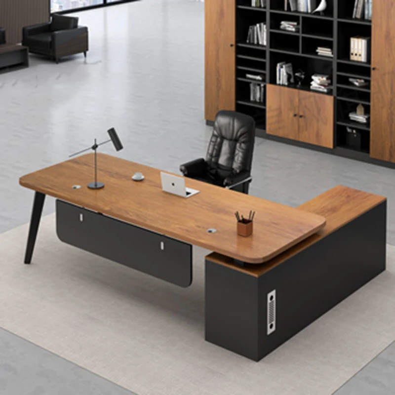 

Computer Office Desk Table Luxury Cabinet Meeting Study Wood Desk Student Single Storage Mesa Para Escritorio Office Furniture