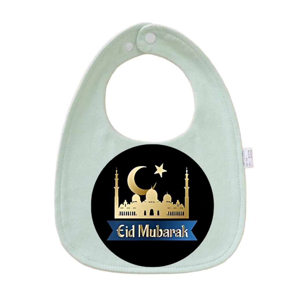 

Детские нагрудники с этническим мусульманским узором, мягкое впитывающее полотенце для детей от 0 до 12 месяцев