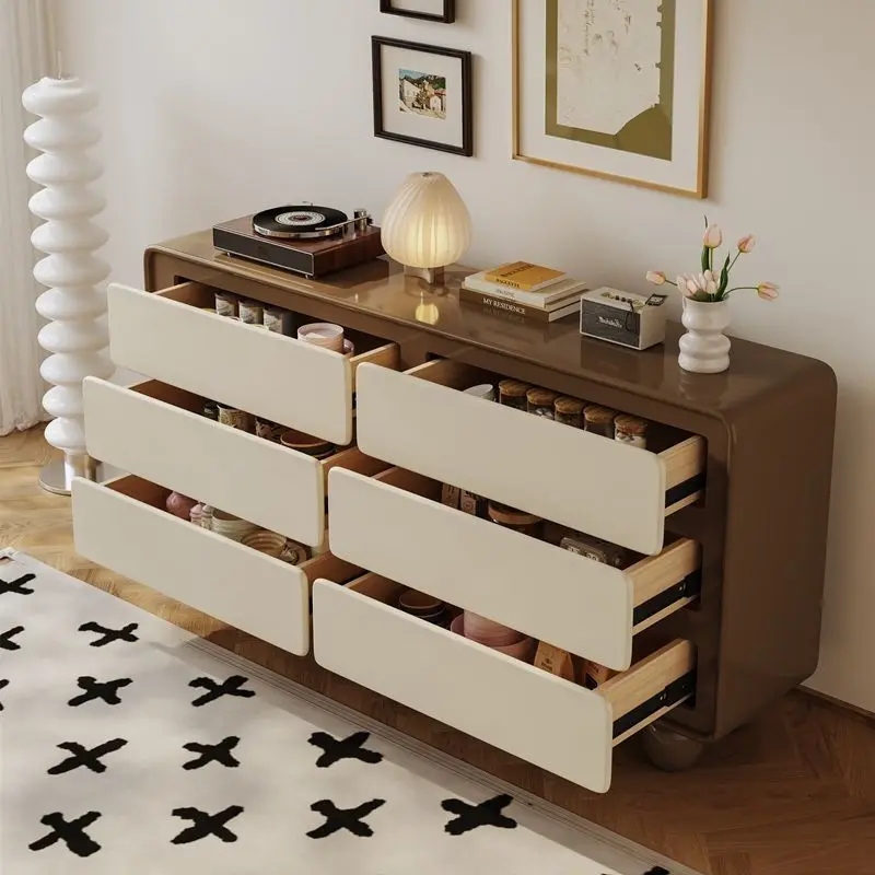 غرفة نوم قديمة، خزانة بجانب السرير، خزانة صدر، غرفة معيشة على الحائط، خزانة جانبية لتناول الطعام، خزانة بأدراج من القرون الوسطى