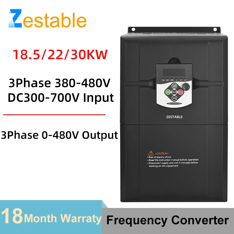 

ZA200G3 3Phase 18.5-30 KW VFD Heavy Load Variable Frequency Inverter Drive for Motor Speed Vector Control