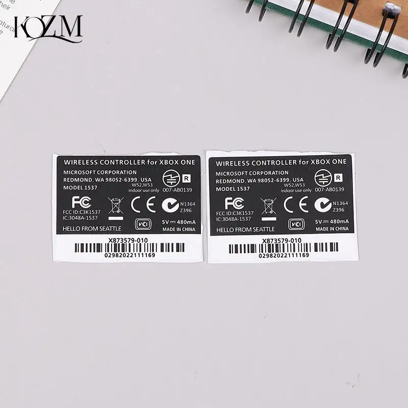 2pcs Black White Lable Seals Sticker Handle Stickers For Xbox One/xbox One Slim Wireless Controller Sticker view 4