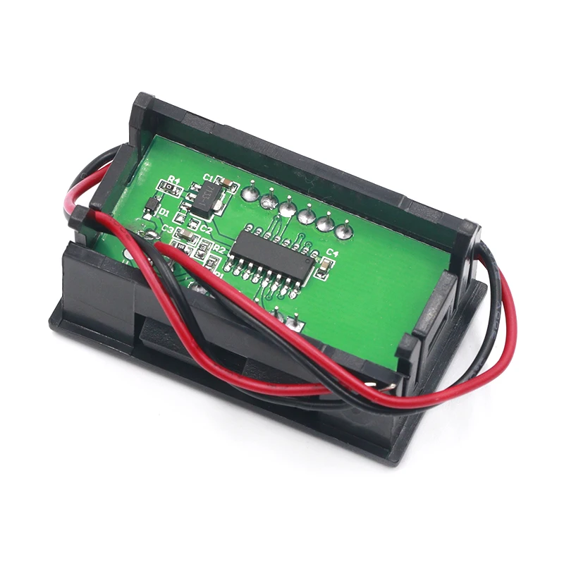 Digitale Voltmeter DC 4.5V naar 30V Digitale Voltmeter Voltage Panel Meter Rood/Blauw/Groen voor 6V 12V Elektromobiele Motor Auto