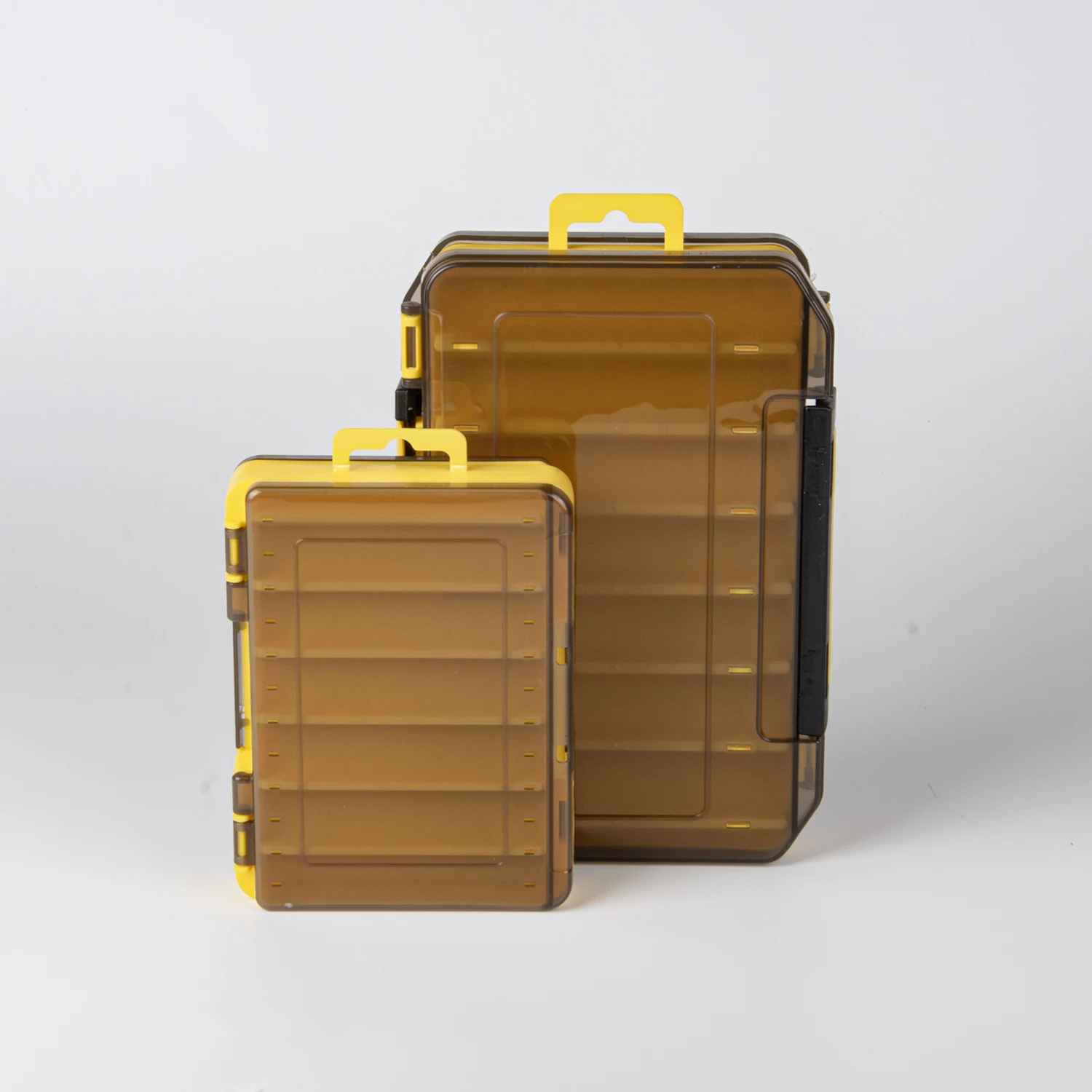 Seitige FishingTackle Box 12-14 Zellen Köder Köder Haken Aufbewahrungsbox Angelwerkzeug Zubehör Aufbewahrungsbox Karpfen zum Angeln Wobbler – Detail 14