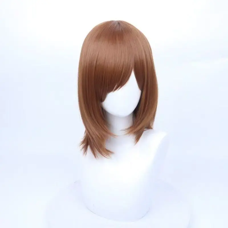 Peruca para prática de estilo de 30 cm para iniciantes |   Estremidades e franja viradas versáteis para cosplay Newbies