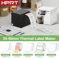 HPRT T260LR Portable Thermal Printer 203dpi Adhesive Sticker Desktop Mini Printer Bluetooth High-Speed Barcode Maker Paper Rolls
