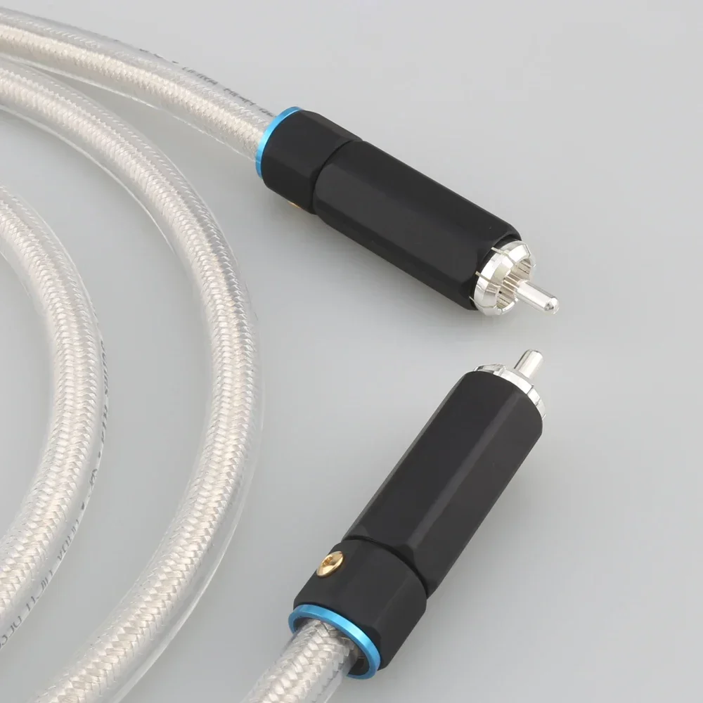 75Ohms Digital Coaxial Cable Thick Conductor Dual Shielding SPDIF For TV HiFi Audio DAC