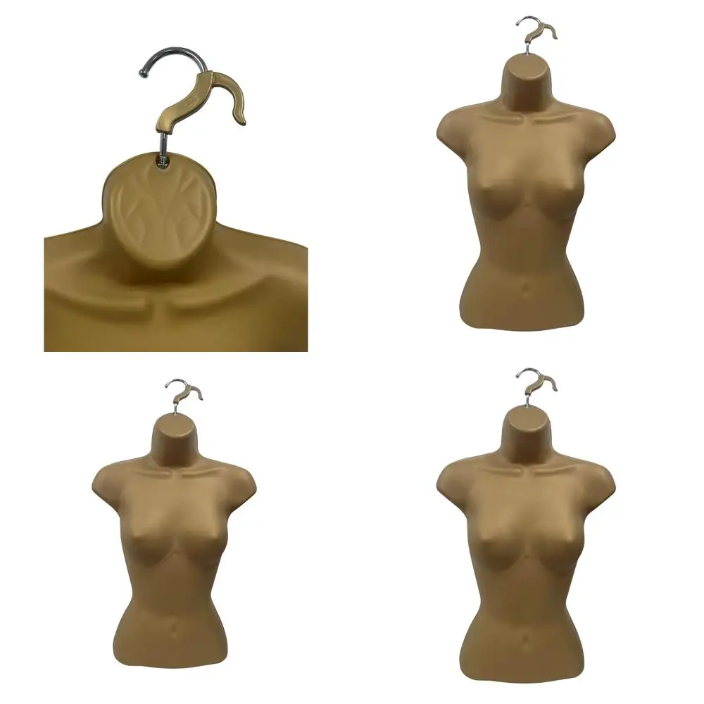 

Бронзовый складной манекен с полой спинкой и крючками для подвешивания, для одежды размеров S-M, идеально подходит для демонстрации футболок и настольных витрин
