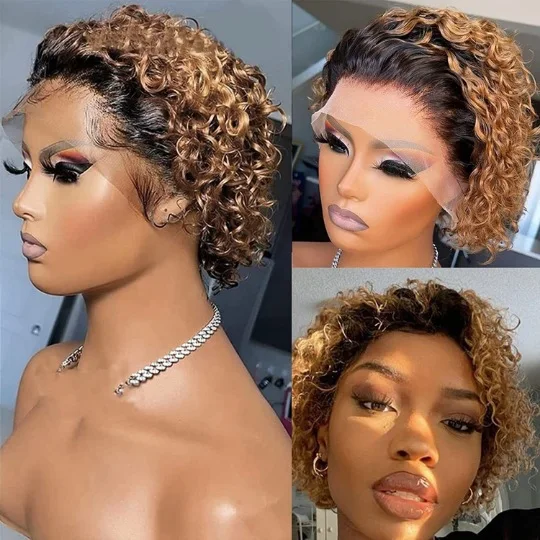 Full Head Curly Hair, Fitting The Head Shape, Natural Scalp， Exquisite Short Wig, Birthday Gift