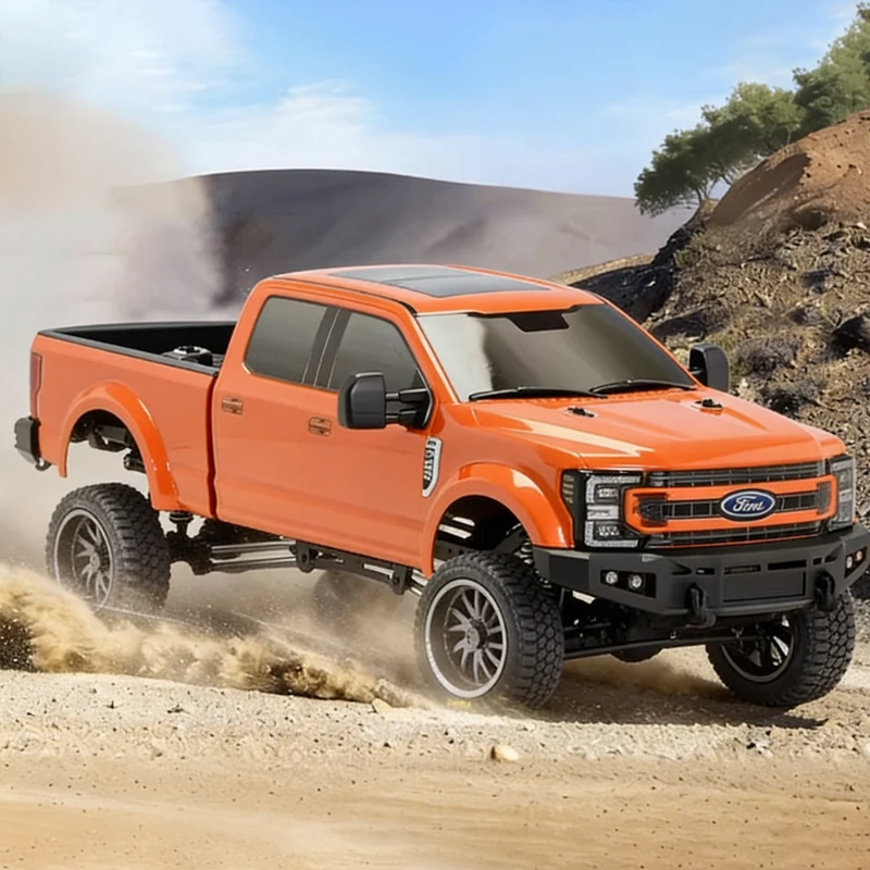 CEN RACING 1/10 Ford F250 SD KG1 Edition Lifted RC Pickup Truck Lighted Version Off Road Hobby Grade Crawler Frame Kit