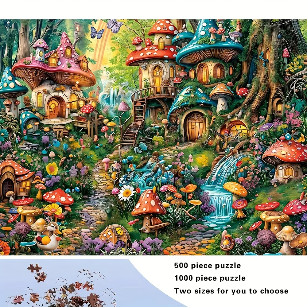 [Perfect Family Entertainment] 1000-teiliges Puzzle – hochwertig, dick und langlebig, nahtlos, trainiert Geduld und Konzentrat
