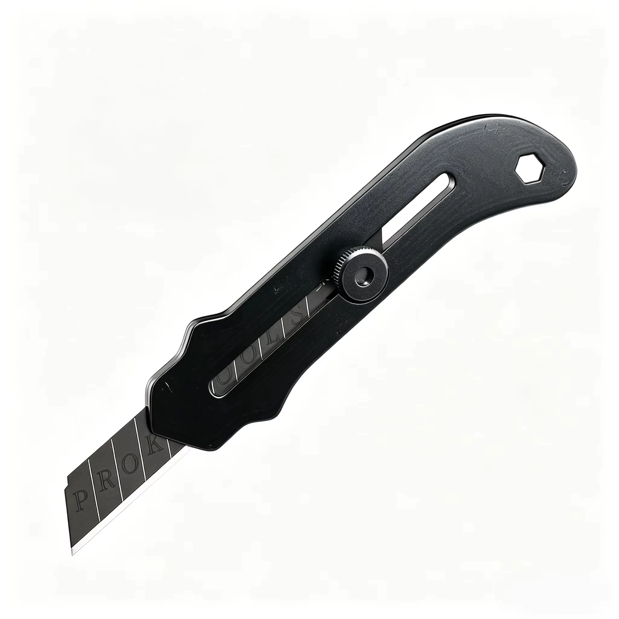 Heavy Duty Stainless Steel Utility Knife Holder Durable Sturdy Fast Cutting Manual Lock Paper Cutting Knife