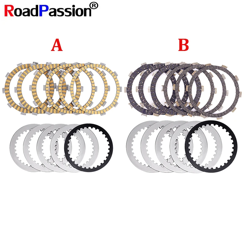 

Road Passion Motorcycle Parts Clutch Plate & Steel Friction Disc Kit For CFMOTO 450SR CF400-6 400 SR CF 2022