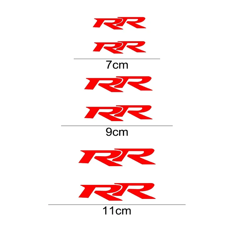 Vehicle Brake Caliper Cover Decor Sticker for Honda RR Logo HRV CIVIC FIT MUGEN Insight Type R VETC VEZEL City XRV Stream