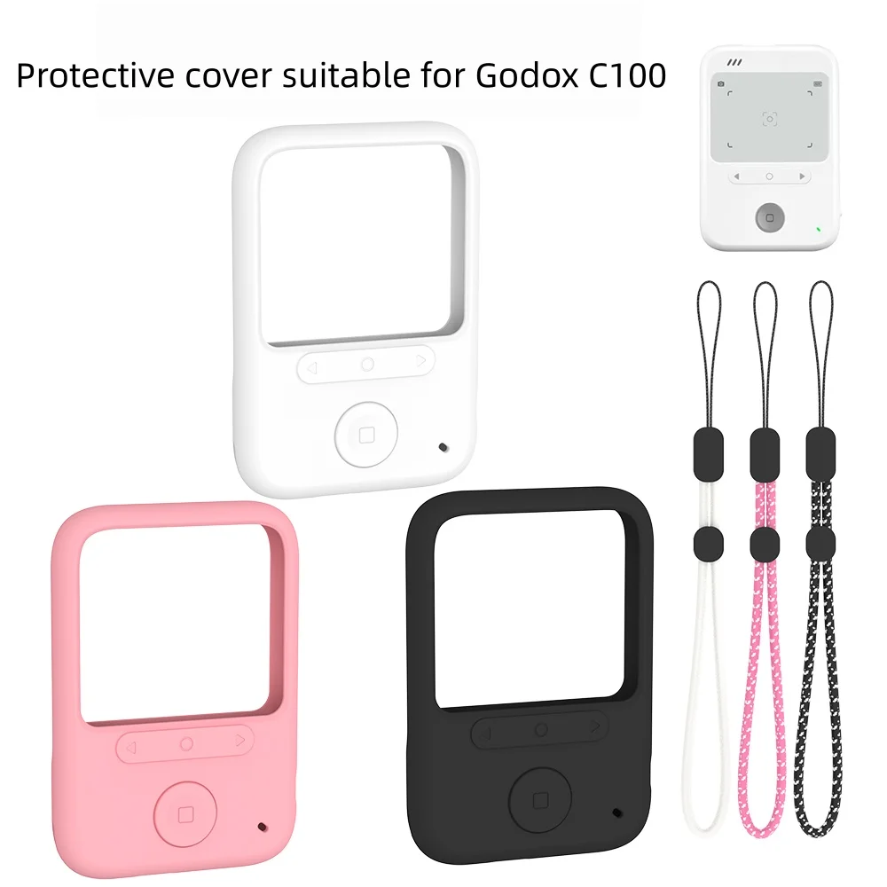 Silicone Protective Case for Godox C100 Camera, Soft Shockproof Anti-Scratch Dustproof Camera Skin Cover Camera Accessories