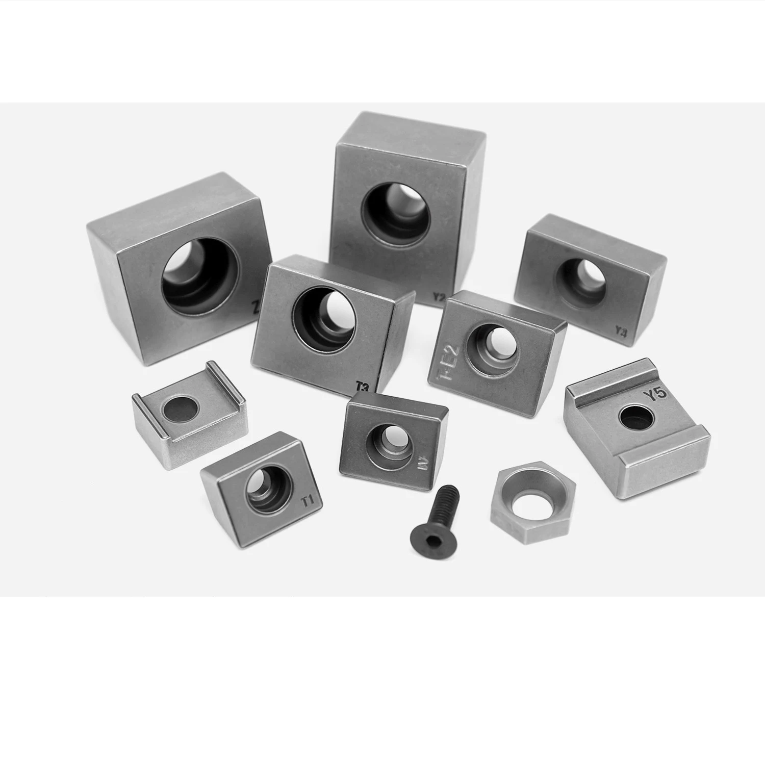 Linear guide rail pressing block T1 T2 T3 A1 A2 A3 CNC machine tool slide railway plate High Precision Powder Metallurgy Compact