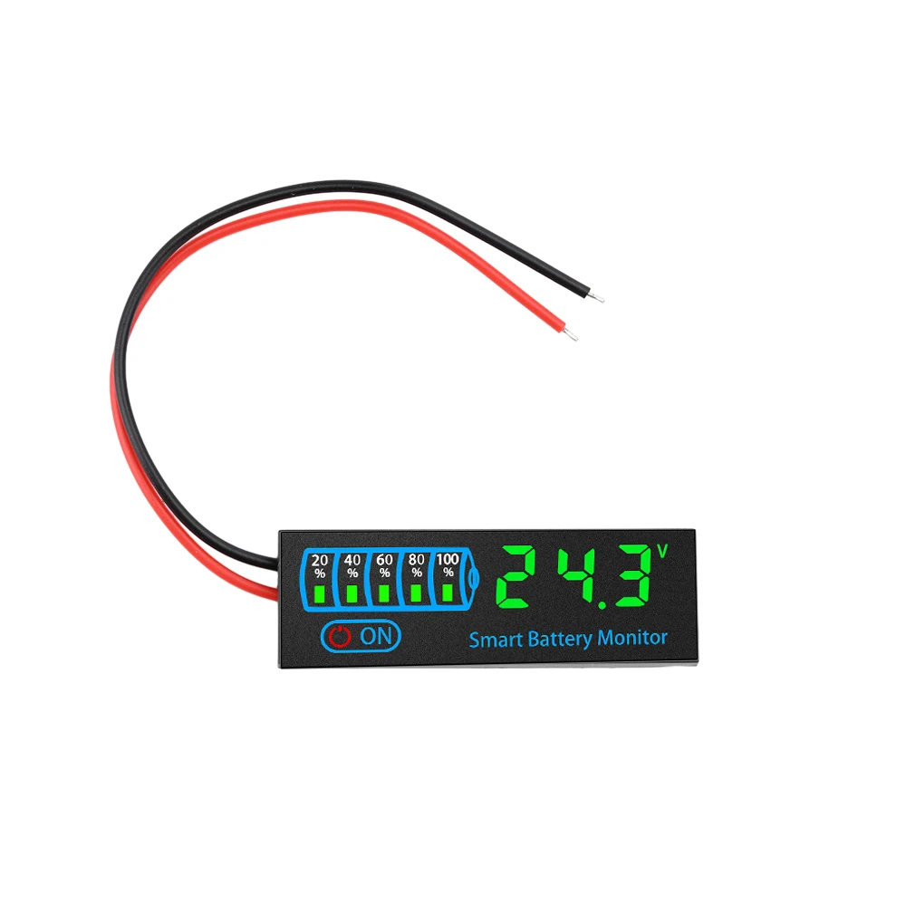DC 7-40V LED Batteriekapazitätsanzeige Leistungsanzeigepanel Lithium-Blei-Säure-Batteriekapazität Spannungsmessgerät Modul – Detail 20