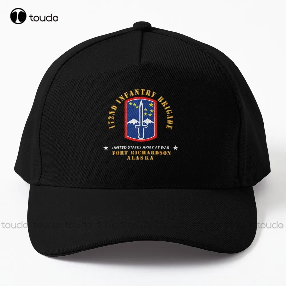 Army - 172Nd In Bde - Ft Richardson Ak X 300 Baseball Cap Dad Ball Cap Outdoor Simple Vintag Visor Casual Caps Street Skateboard