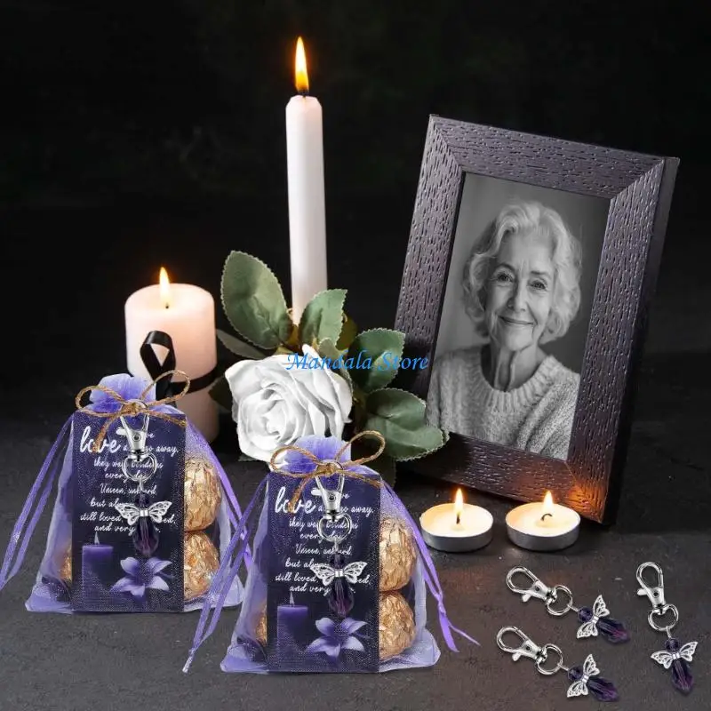 

U2JC Memorial Ceremony Party Angel Keychains User friendly Keepsakes Gift Set