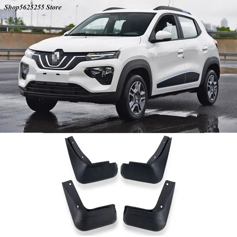 

Mudflap for Renault K-ZE KZE 2020 Accessories Car Mudguard Rear Wheel Mud Flaps Guard Fender Protector Cover Anti-mud