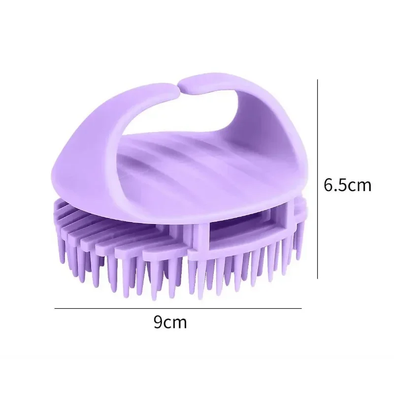 샴푸 및 브러시 헤어 클리닝 각질 제거 실리콘 두피 마사지 헤어 빗, 피로 해소 샤워 브러시 헤어 케어 도구