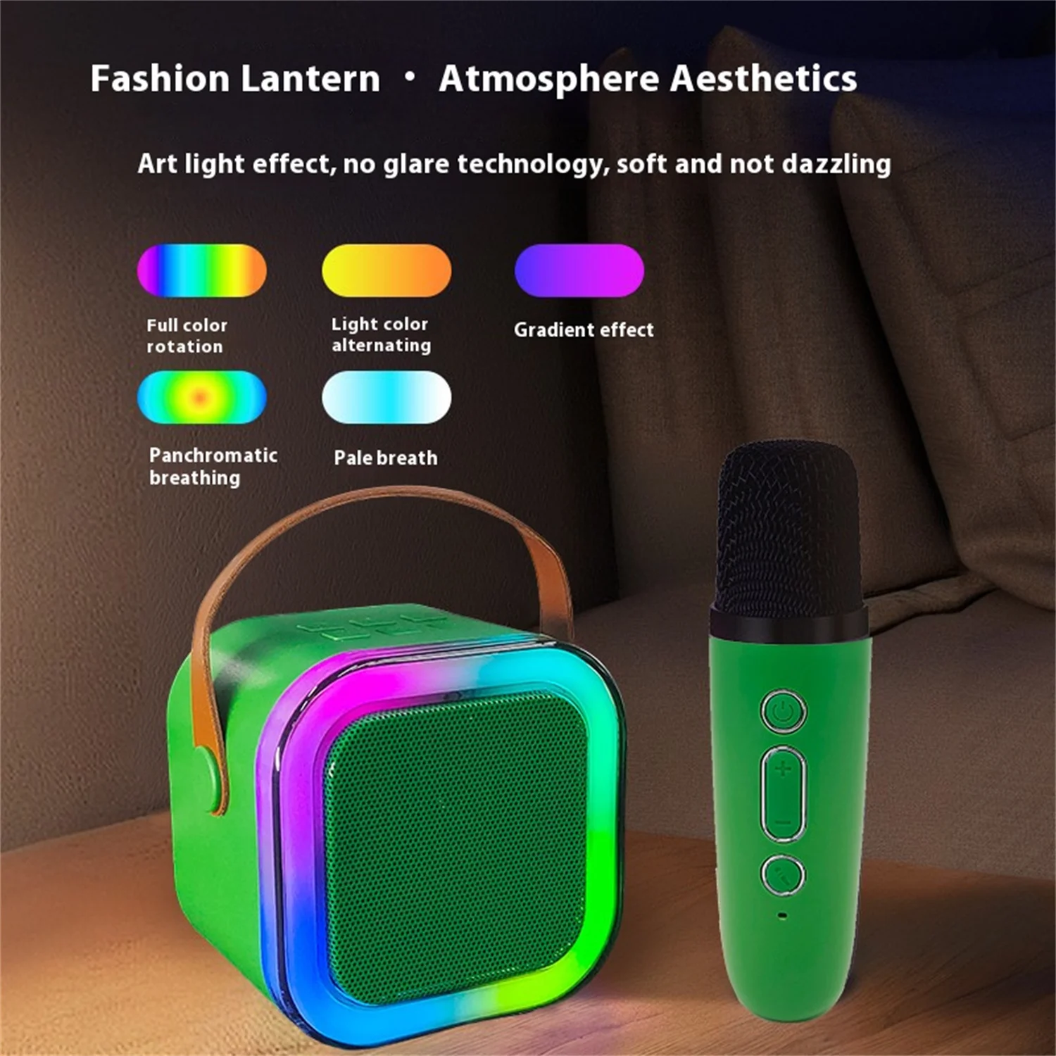 

K12 Bluetooth Speaker | Built-in Mic | Outdoor Karaoke Mini | Wireless
