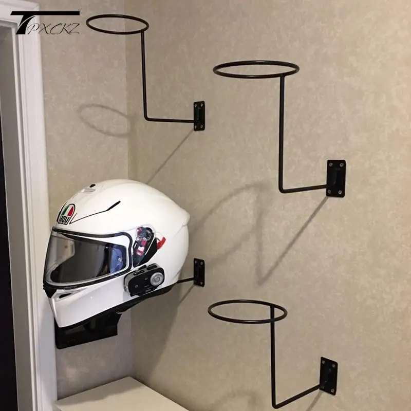 Bicycle Motorcycle Helmet Display Stand Wall Mount Holder Sports Cycling Hat Storage Rack For Cap Jacket Motorcycle Accessories