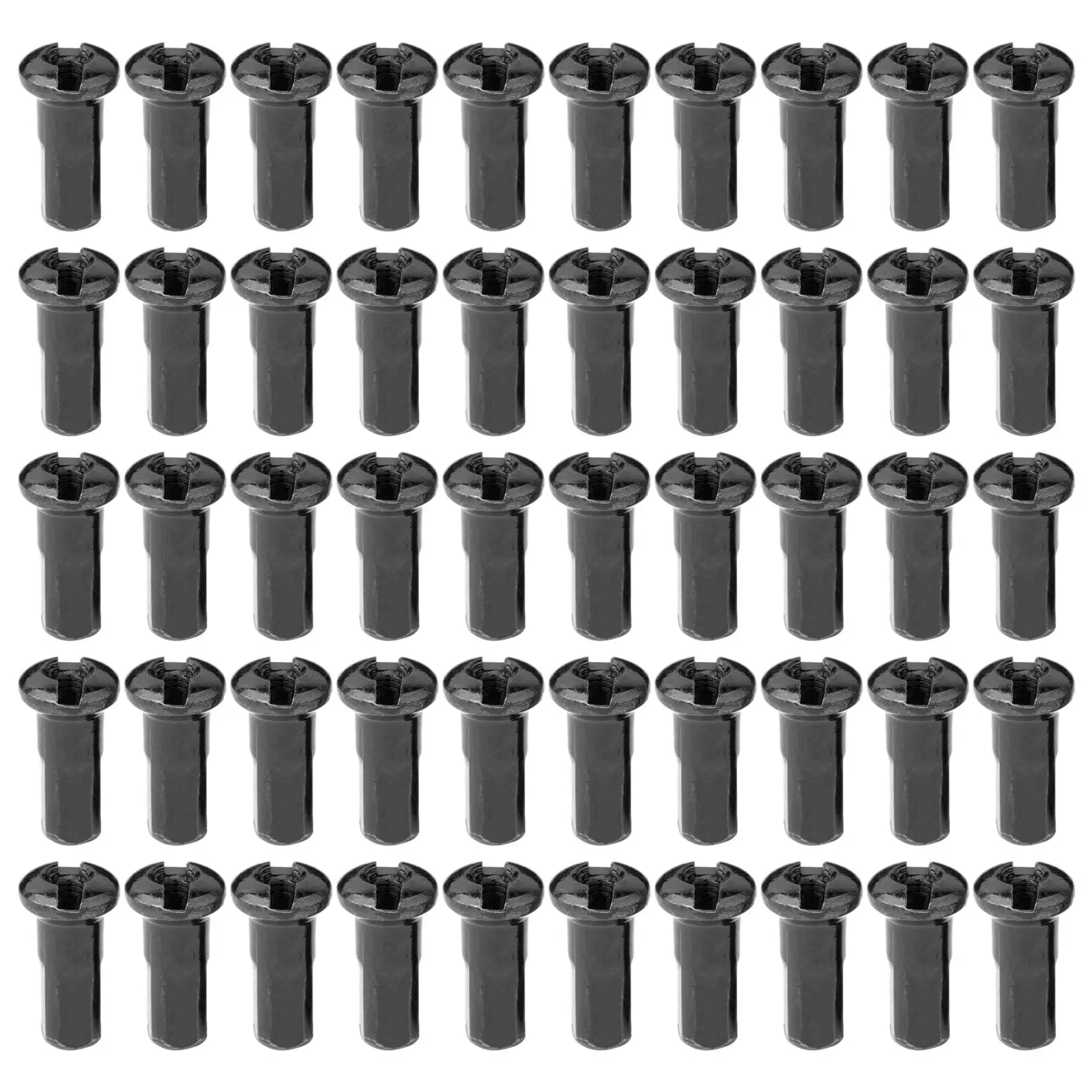 2-6pack 50Pcs MTB Bike Spoke Nipples Road Spoke Caps Spokes Protector image 5