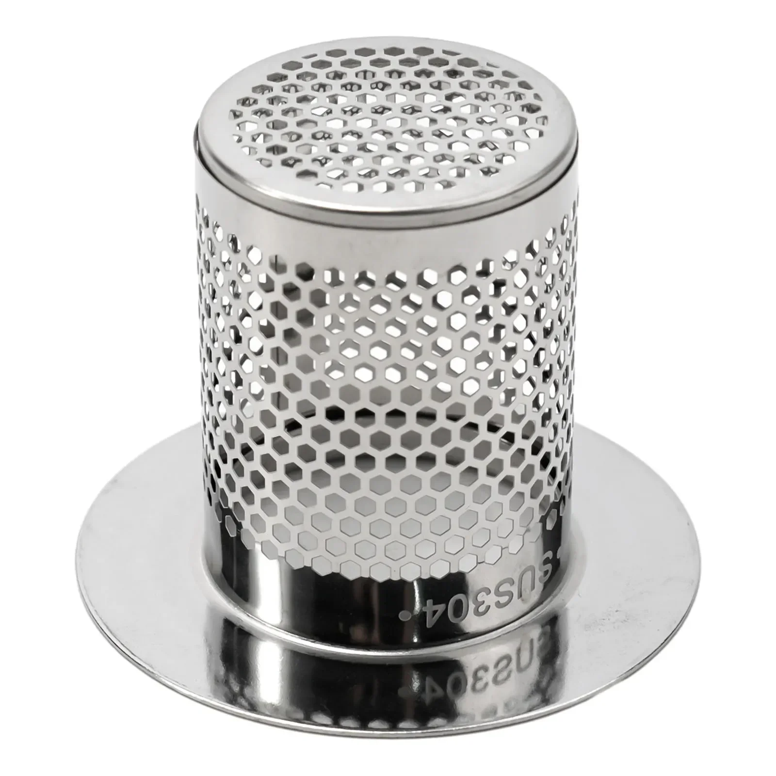 Nuovissimo filtro di scarico filtro per lavello raccoglitore per capelli sostituzione della cucina tappo in acciaio inossidabile argento resistente alla ruggine