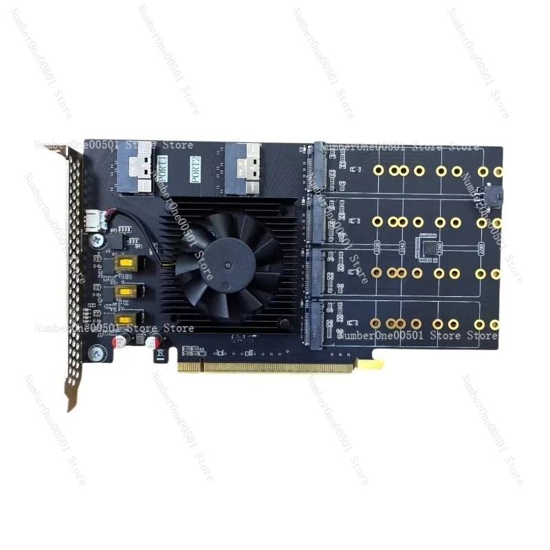 

Карта расширения PCIe от 4,0 до 8x M2 NVMe SSD Не требуется раздвоение материнской платы Поддержка U2 SSD