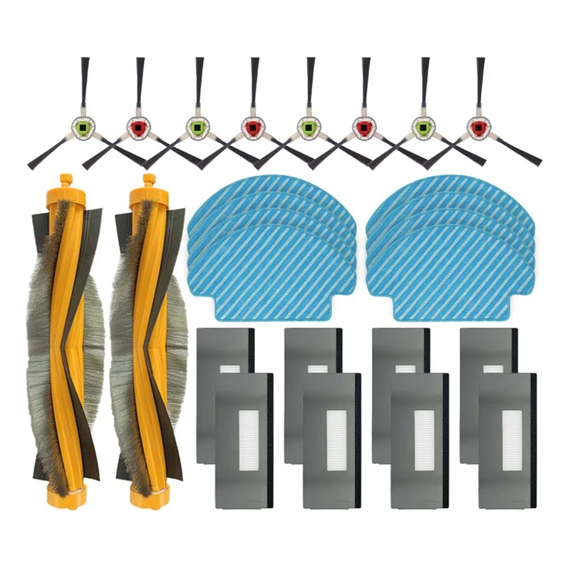 

Для робота-пылесоса Ecovacs Deebot M80 /M80 Pro DT85 DT83, основная боковая щетка, фильтр НЕРА, насадка на швабру, тряпка, аксессуары