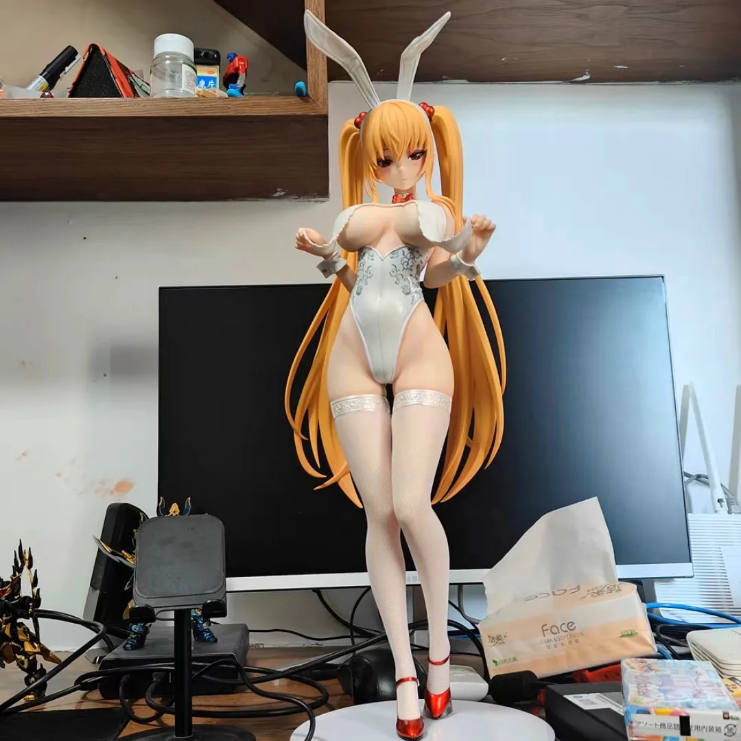 

1/4 оригинал Biya фигурка Юны, фиолетовый хвост, кролик, гнездо, модель кролика, девушки Biya, фигурка девушки-кролика, хорошие подарки